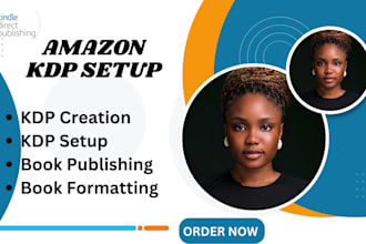 do amazon KDP account creation and setup for kindle book publishing