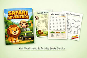 create custom worksheets and activity books for kids
