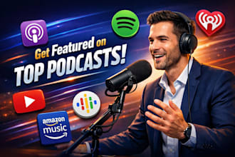 find top podcasts and pitch you as a guest to grow your brand