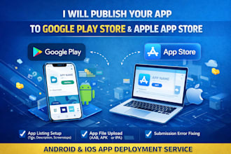 deploy your app on android play store and apple app store