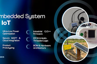 develop embedded systems and firmware for iot products