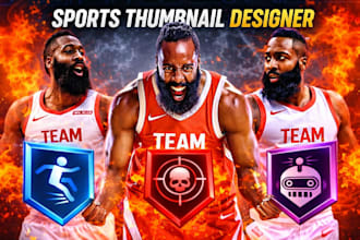 design sports basketball or nba youtube thumbnail