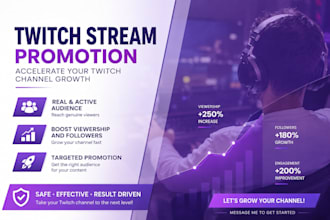 promote your twitch live stream to bring in more live viewers through embedding