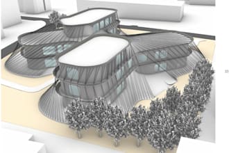 create 3d modeling exterior with rhino and revit