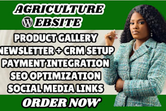 design wordpress agriculture website farm site farm company site livestock site