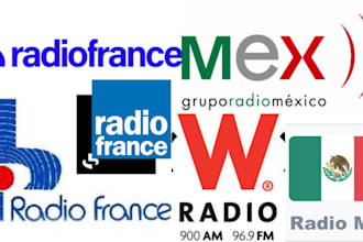 play and promote your song organically on france and mexico radio stations