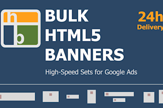 create simple bulk HTML5 ads for fast test and deploy
