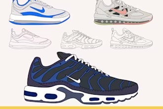 create shoes, 3d sneakers, 3d footwear 3d shoes for second life