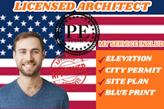 architect floor plan, elevation, roof, siteplan,citypermit, blueprint in autocad