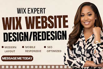 design wix website, wix website redesign, responsive wix ecommerce store setup