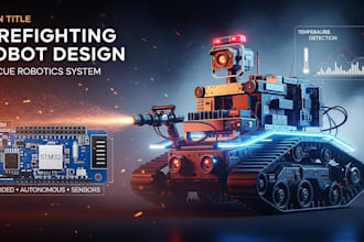 firefighting robot, rescue robotics platform with autonomous navigation system