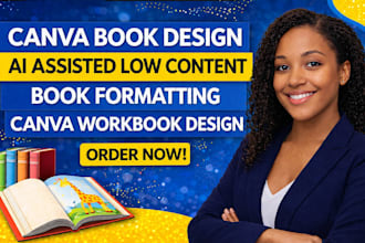 canva book design ai assisted low content book formatting canva workbook design