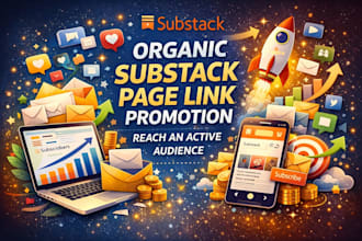 do organic substack promotion, substack page link promotion to active audience