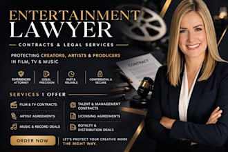 do legal music and entertainment law artist contracts, agreements and consulting