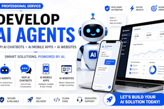 develop custom chatbot, vapi ai chatbots, ai mobile app, and whatsapp chatbot