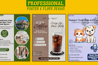 design attractive poster and flyer designs