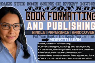 book formatting, book formatting for amazon kdp, book formatting and publishing