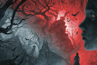 draw horror and dark fantasy illustrations