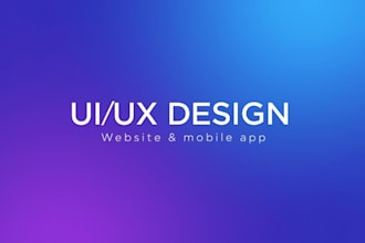 create professional website UI UX design in figma