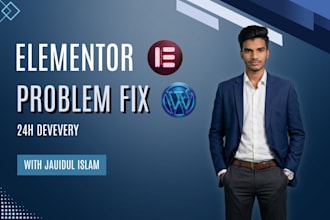 create or fix elementor wordpress website professionally