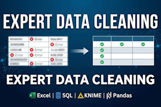 clean, format, and organize your messy excel and CSV data