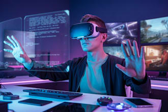 develop VR games for oculus meta quest 2, 3, pro using unity, unreal engine 5
