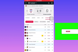 build livescore app, odd tracking app, sportsbet app, flashscore app