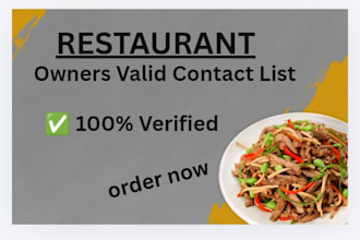 targeted b2b lead generation and restaurant owner leads