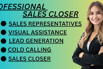 sales closer lead generation cold calling sales representatives