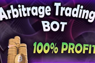 develop crypto arbitrage bot, triangular arbitrage bot, dex arbitrage trading