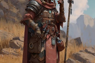 design characters oc art, fanart, dnd, anime, fantasy sci fi