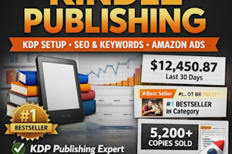 publish, optimize and market your book on amazon KDP