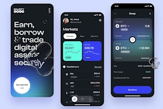 create crypto investment app, crypto trading app, stock trading app, trading app