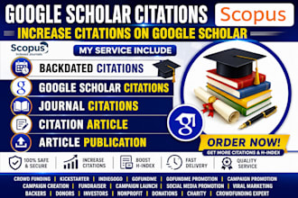 increase and backdate google scholar citations using researchgate and journals