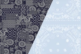 create bandana print patterns for you