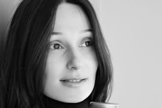 record a professional female voice over in russian, english