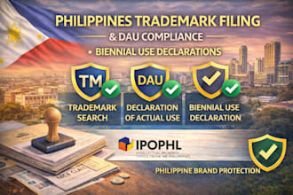 file your philippines trademark with dau compliance and biennial use declaration