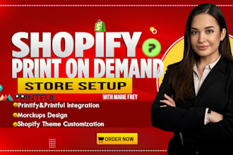 setup print on demand shopify store, shopify print on demand, printify, printful