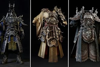 create 3d cosplay anime prop costume wearable anime cosplay armor cosplay weapon