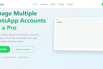 design a clean and responsive landing page using HTML and CSS