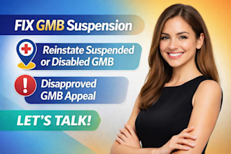fix  gmb suspension reinstate suspended disabled gmb fix disapproved gmb appeal
