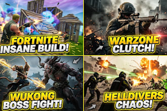 design viral youtube thumbnail for gaming, vlog reaction videos