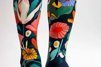 design custom and unique socks design
