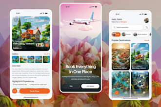 develop city tour app, hotel booking app, tourism app