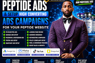 solve or fix peptide ads issues fda peptide marketing website peptide SEO ads