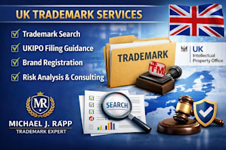 do uk trademark filling, search, registration, brand name for foreign business
