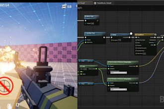 create, fix unreal engine blueprints, develop unreal engine or gameplay systems