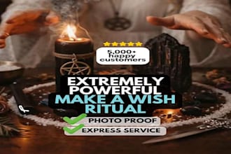 cast an extremely powerful custom wish spell according to your wish