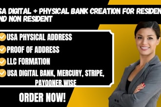 do USA bank creation for llc owner, USA llc registration and ein number