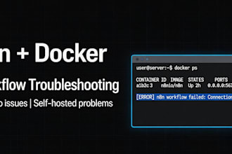 fix n8n docker and workflow issues